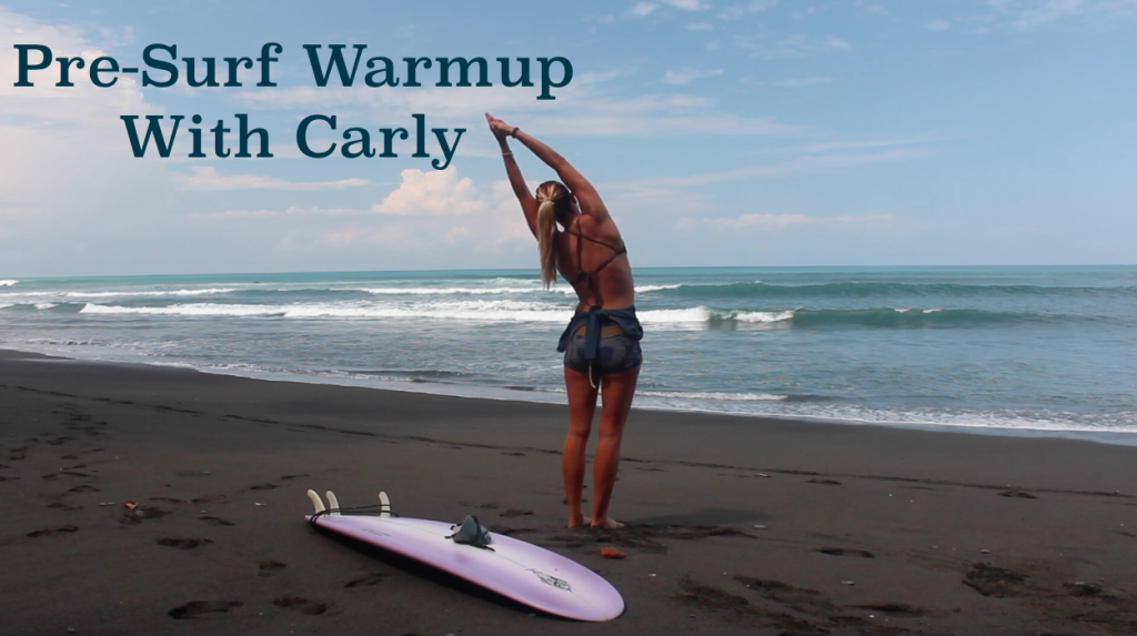 Pre-Surf Warm-up Routine with Carly