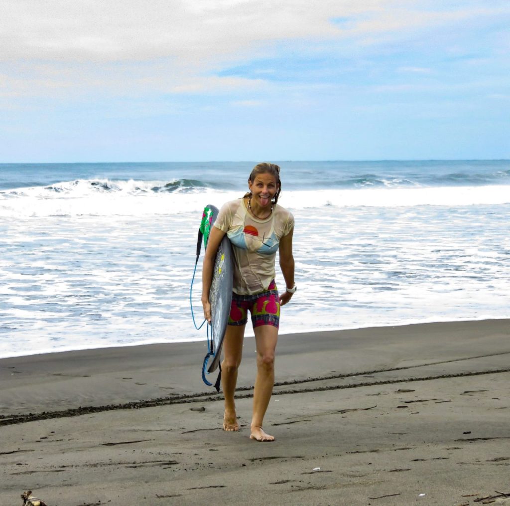 holly beck, surfing, nicaragua, empty waves, safe to travel