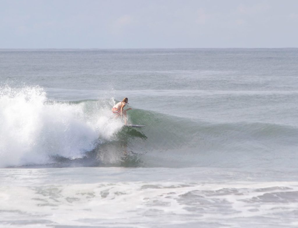 holly beck, surfing, nicaragua, empty waves, safe to travel