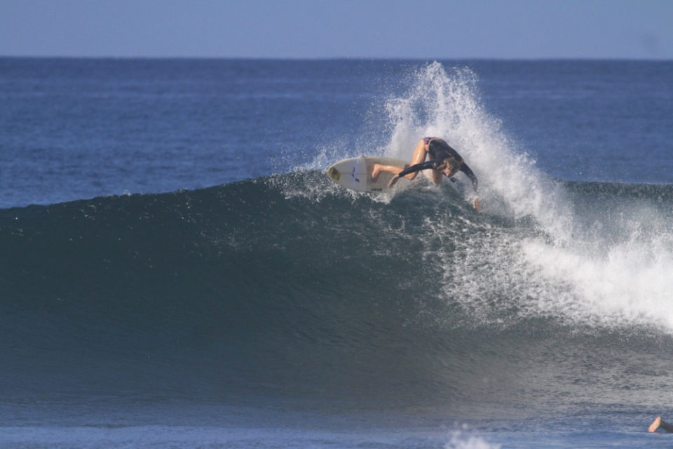 holly beck, advanced, shortboard, surf camp, costa rica, coaching