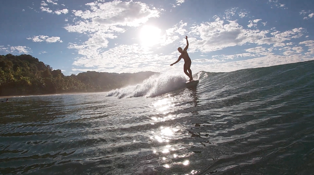 World Longboard Champ Jen Smith Surfing in Costa Rica