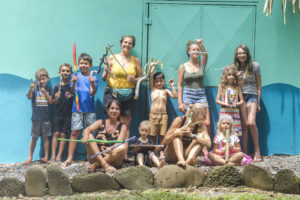 family retreat, art class, de colores art studio, Costa Rica, surf with amigas, surf camp
