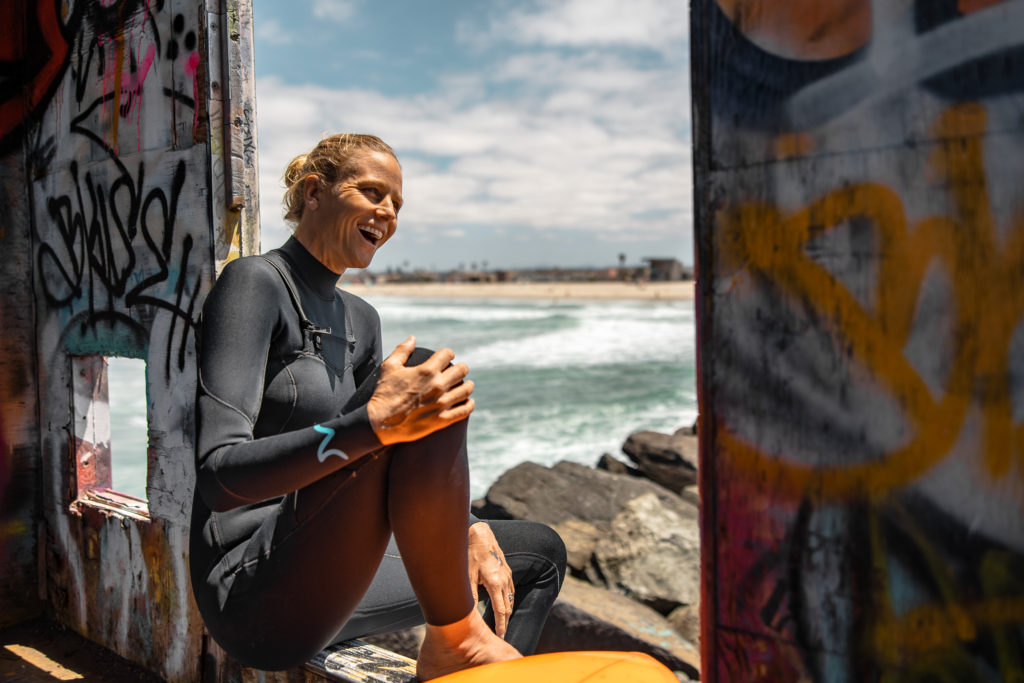 holly beck, holistic surf coaching, surf therapy, mamala surf wetsuits