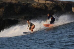 surf with amigas peru retreat