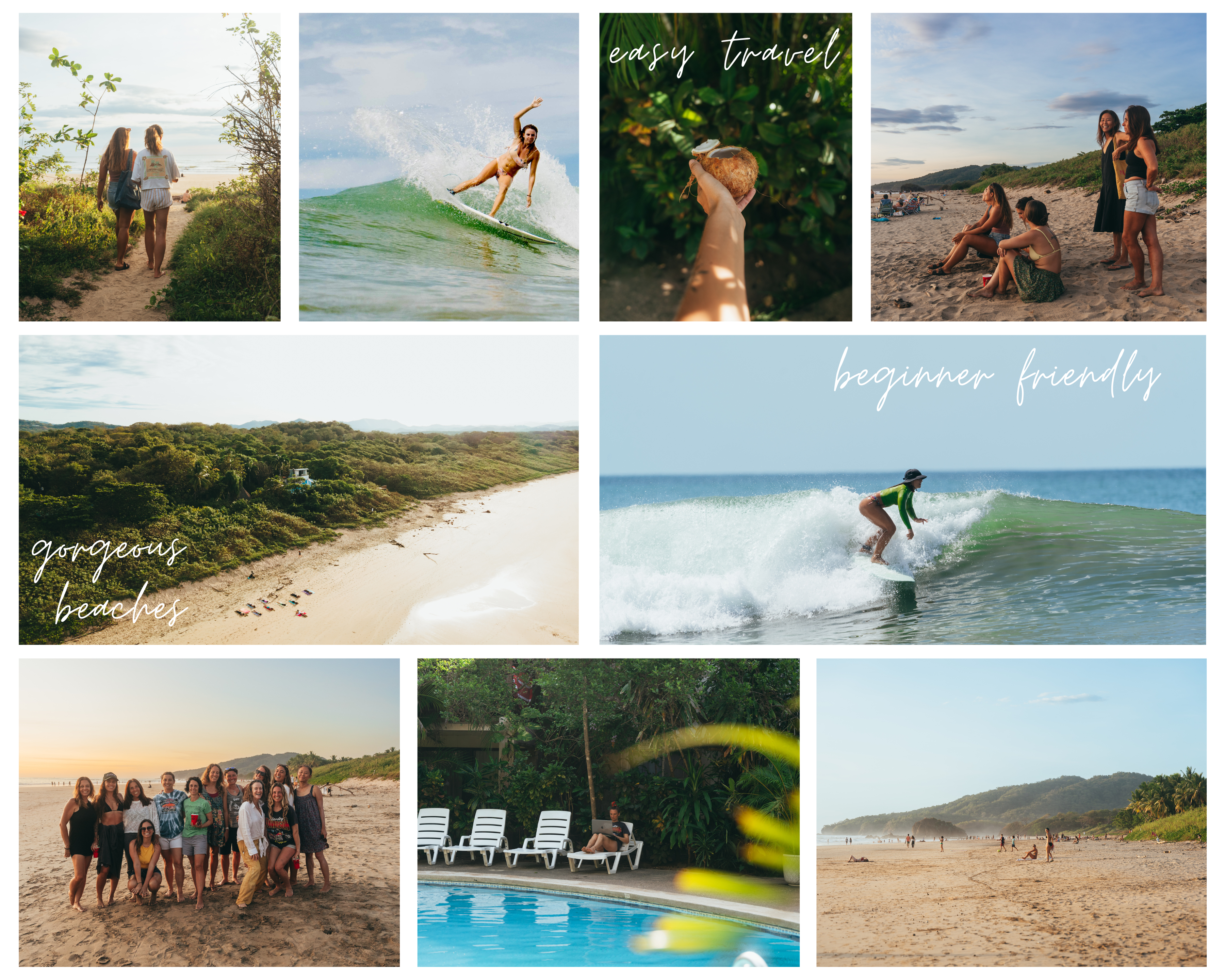 womens surf camp Costa Rica