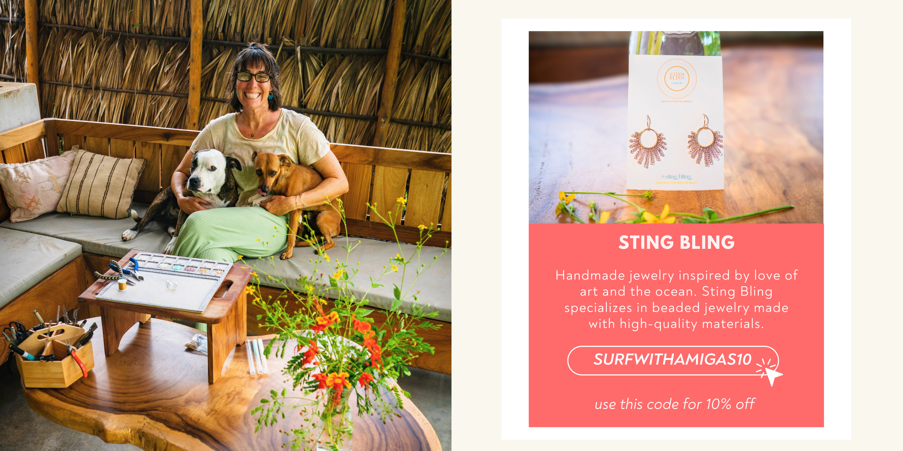 surfer girl jewelry