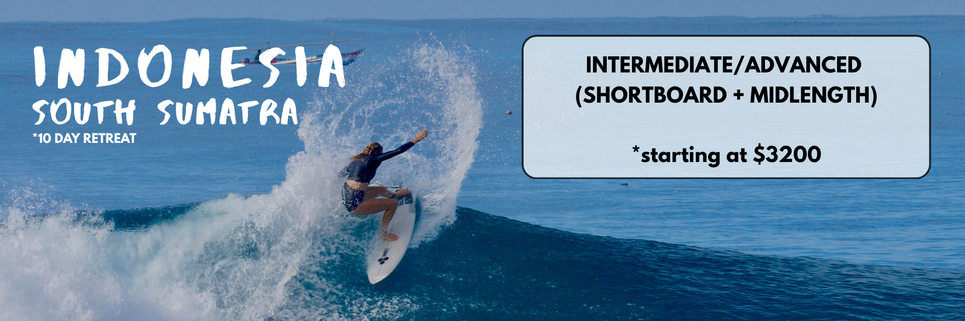 Indonesia womens surf coaching retreat