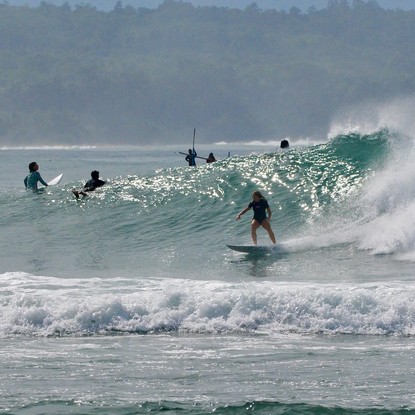 womens surf coaching retreat Indonesia